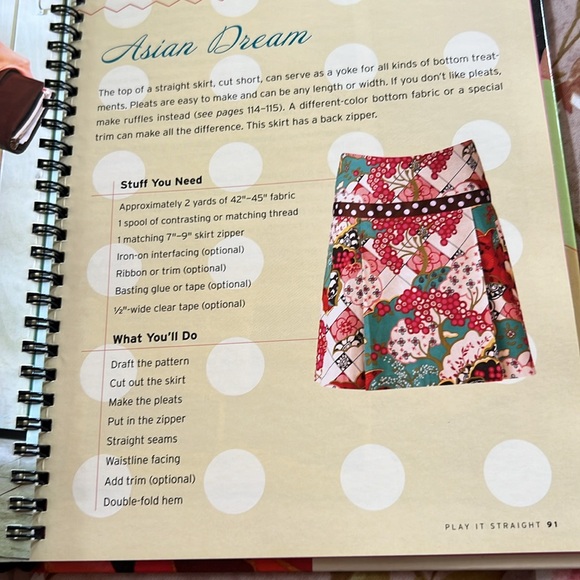 Sew What Skirts Skirt Sewing Projects Book 16 Simple Styles 2006 Hardcover - Picture 9 of 15